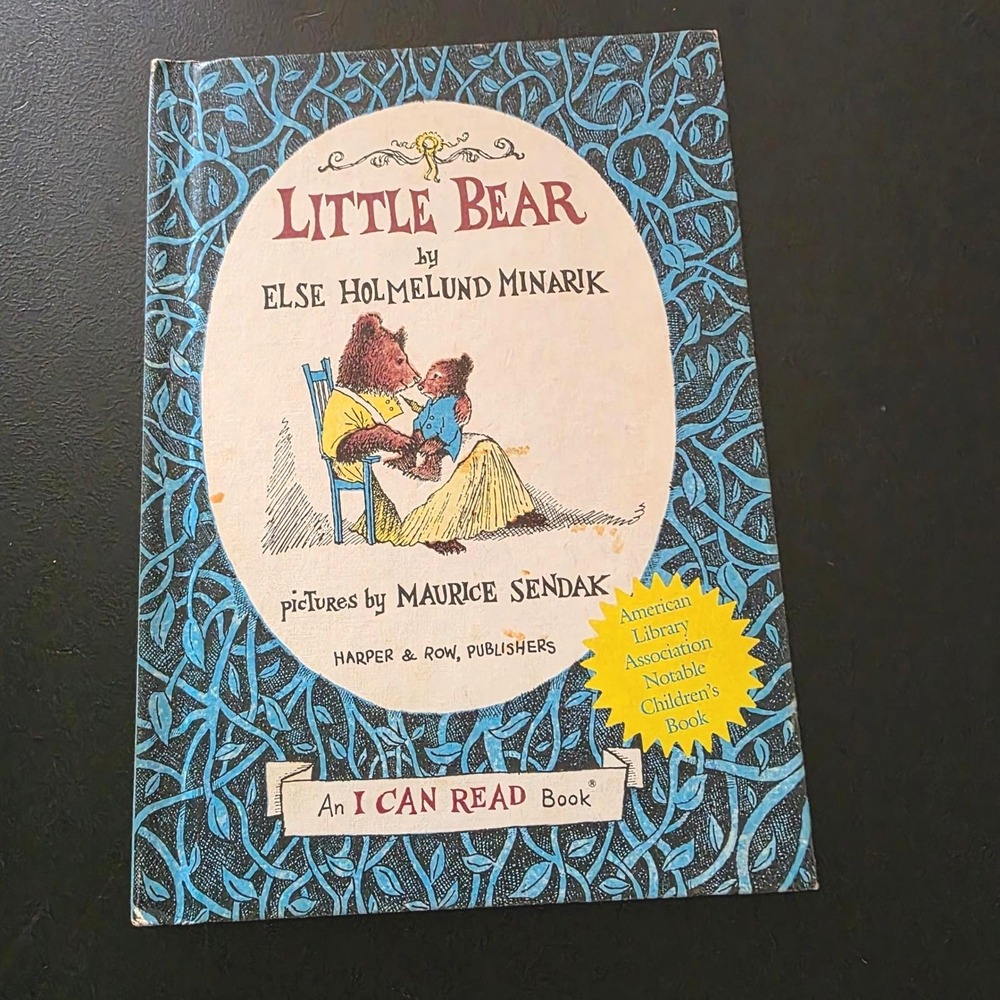 Little Bear Maurice Sendak Weekly Reader Harper & Row Vintage Hardcover Book